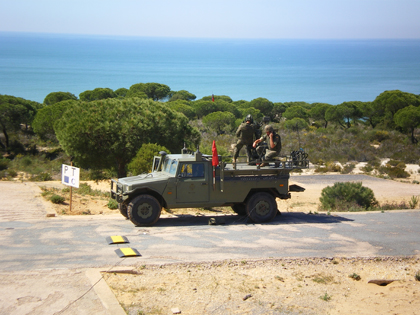 Tiro Misiles Mistral, Regimiento de Artillería Antiaérea Nº 71, CMT "Médano del Loro" Huelva