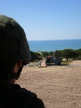 Tiro Misiles Mistral, Regimiento de Artillería Antiaérea Nº 71, CMT "Médano del Loro" Huelva