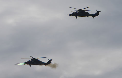 Ejercicio de Tiro. Helicóptero de Ataque 'Tigre'