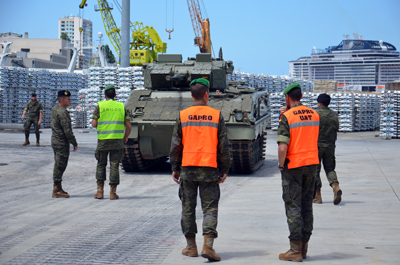 Misión E. Forward Presence. Embarco en Vigo