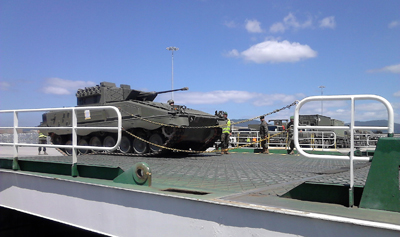 Misión E. Forward Presence. Embarco en Vigo