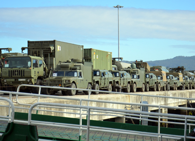 Misión E. Forward Presence. Embarco en Vigo
