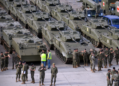 Misión E. Forward Presence. Embarco en Vigo