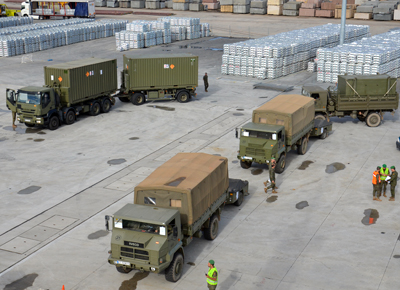 Misión E. Forward Presence. Embarco en Vigo