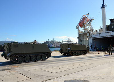 Misión E. Forward Presence. Embarco en Vigo