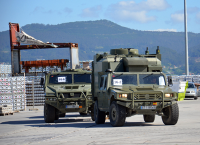 Misión E. Forward Presence. Embarco en Vigo