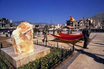 Conmemoración del final de la misión en Bosnia i Herzegovina