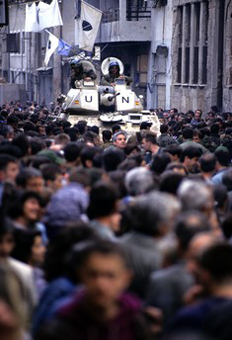 Conmemoración del final de la misión en Bosnia i Herzegovina