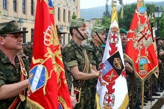 Conmemoración del final de la misión en Bosnia i Herzegovina