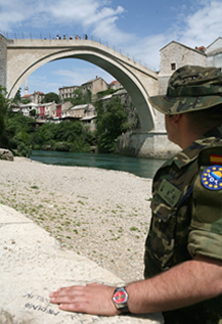 Conmemoración del final de la misión en Bosnia i Herzegovina