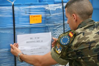 Conmemoración del final de la misión en Bosnia i Herzegovina