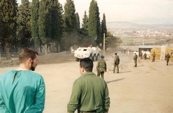 Conmemoración del final de la misión en Bosnia i Herzegovina. Unidades del Ejército