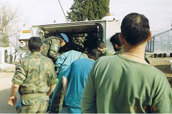 Conmemoración del final de la misión en Bosnia i Herzegovina. Unidades del Ejército