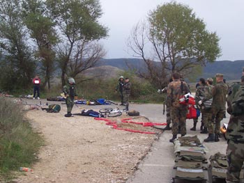 Conmemoración del final de la misión en Bosnia i Herzegovina. Unidades del Ejército