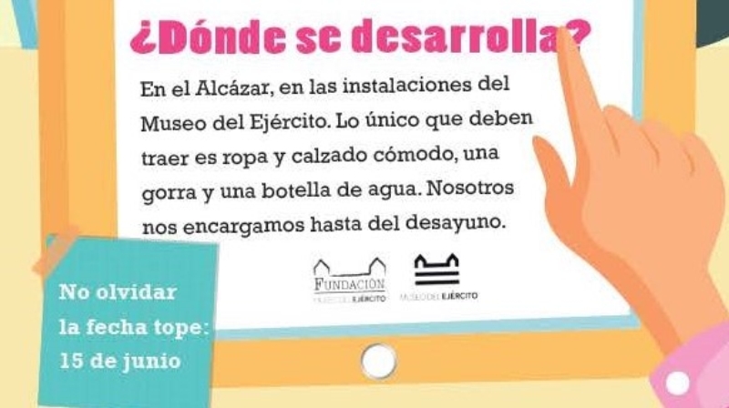 2023.07 Campamento de verano en el Museo del Ejército. Foto 3.