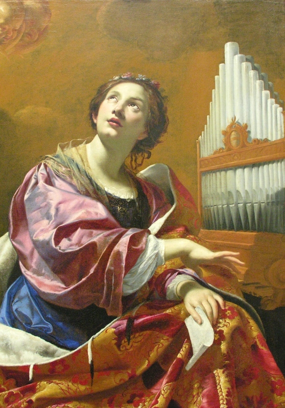 Santa CECILIA, patrona de la Música.