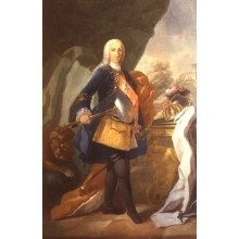 Retrato al óleo de Carlos III. Óleo sobre lienzo, original. Anónimo napolitano, 1735. Museo del Ejército.