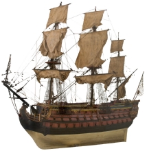 Maqueta del navío San Rafael. Museo del Ejército (Sala de Medinaceli).