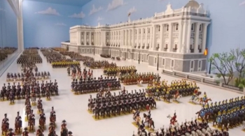 Miniaturas: Desfile de tropas de Isabel II. Museo del Ejército.