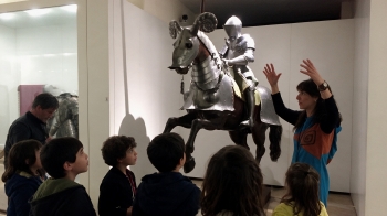 Visita-taller al pie del caballo de la Sala de Medinaceli.
