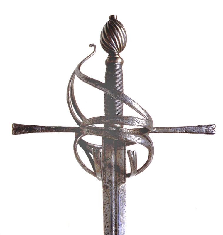 Espada del mosquetero holandés del siglo 17th. Del Ejército