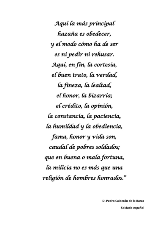 POEMA - SOLDADO ESPAÑOL