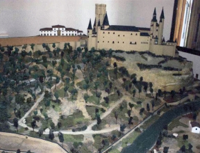 Maqueta del Alcázar de Segovia. Museo del Ejército.