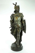 Escultura del rey Jaime I el Conquistador. Museo del Ejército.