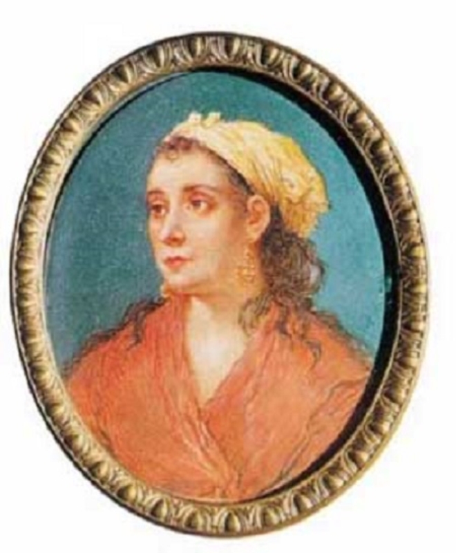 Retrato de Agustina de Aragón.