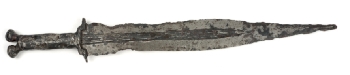  Espada de antenas. Necrópolis de Uxama II y I a.c.