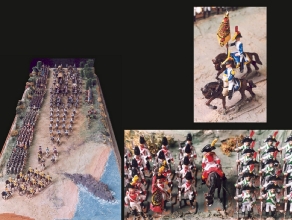 Diorama. Tropas del Marqués de La Romana.