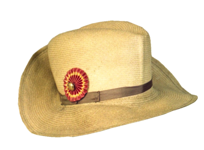 Sombrero "jipijapa" del capitán médico Santiago Ramón y Cajal. Museo del Ejército.