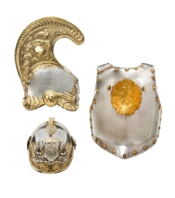 Casco y peto de coracero