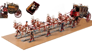 Y en el interior, los esposos.