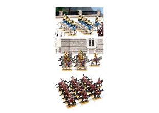 Detalles musicales VIII. Primeras agrupaciones a caballo.- Miniaturas. Museo del Ejército.