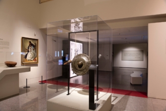 GONG.- Se expone con la maza con la que llegó al museo, gracias a las últimas investigaciones.