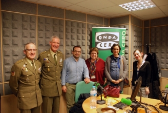 Grupo del Museo del Ejército en la emisora ONDA CERO