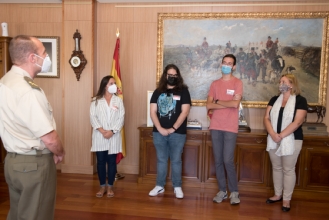 Cuatro alumnos de la Universidad de Castilla-La Mancha realizan sus prácticas en el Museo del Ejército.
