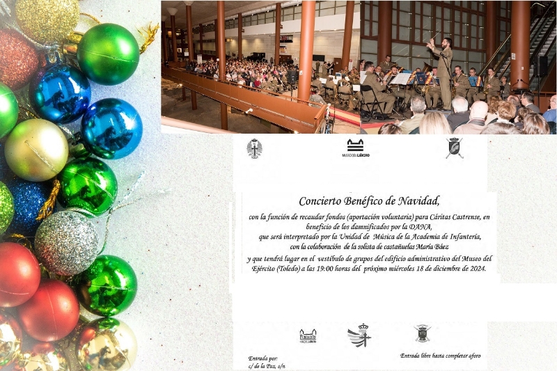 CONCIERTO BENÉFICO DE NAVIDAD EN EL MUSEO DEL EJÉRCITO.