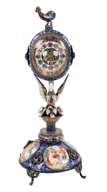 El tiempo de los mitos. Detalle del reloj-joya. Museo del Ejército.