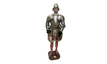Maniquí. Reproducción de indumentaria de piquero de Infantería del siglo XVI. Museo del Ejército.