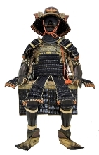 Armadura japonesa tipo Do-Maru con casco Kabuto