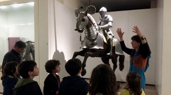 Visita-taller al pie del caballo de la Sala de Medinaceli.
