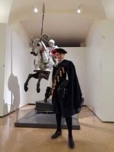Visita teatralizada. Caballero de Los Tercios en la Sala de Medinaceli. MUSEO DEL EJÉRCITO