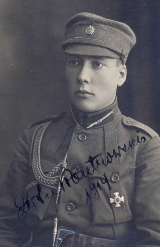 Adolfs Kontroskis Teniente del Ejército de Letonia 1919