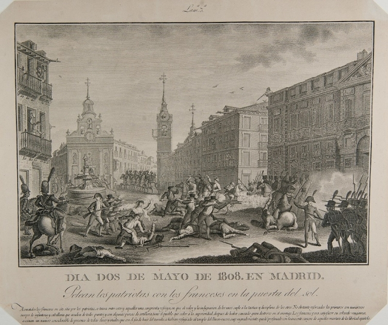 El Dos de Mayo de 1808 en Madrid. Grabado 2.