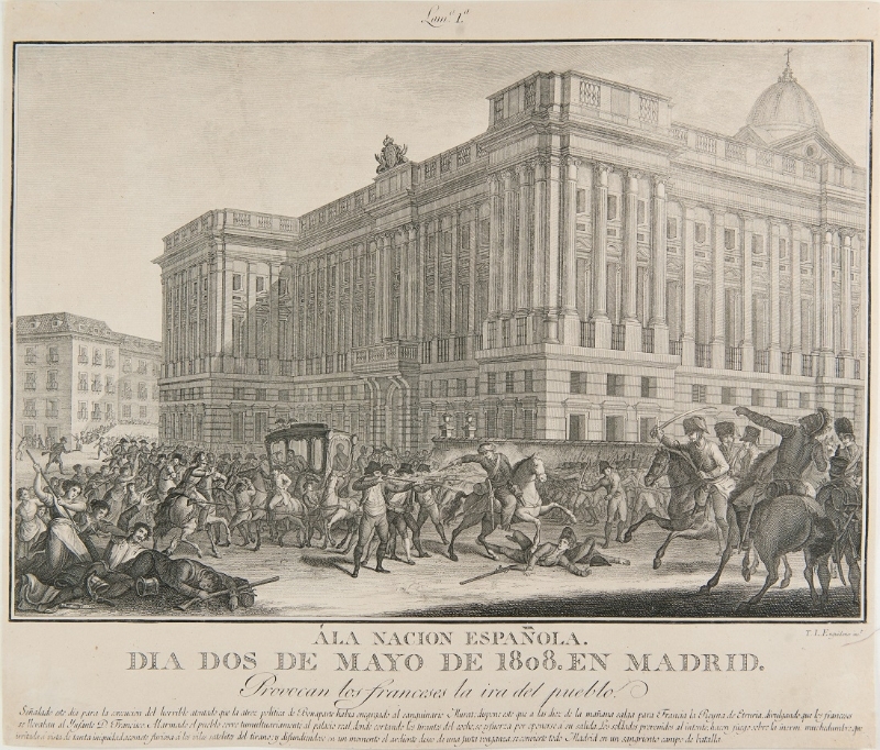El 2 de Mayo de 1808 en Madrid. Grabado 4.
