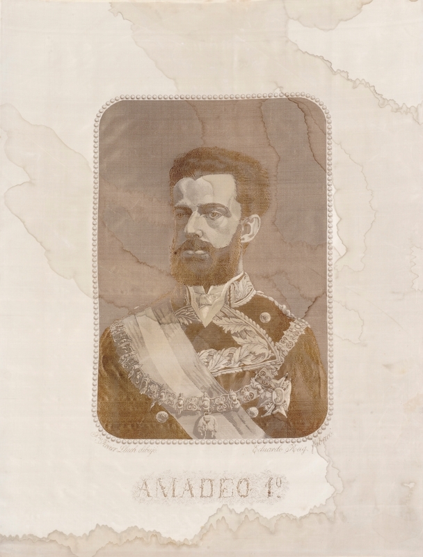 Un decimonónico retrato a ordenador. Amadeo I de Saboya. Museo del Ejército.