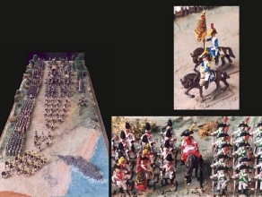 Diorama. Tropas del Marqués de La Romana.