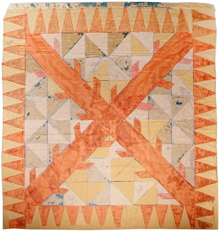 BANDERA DE COMPAÑÍA DE UN TERCIO DE INFANTERÍA ESPAÑOLA DEL SIGLO XVII